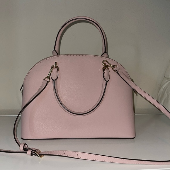 MAKE AN OFFER | Michael Kors Baby Pink Large Emmy Dome Purse/Satchel 💗 - Picture 8 of 16